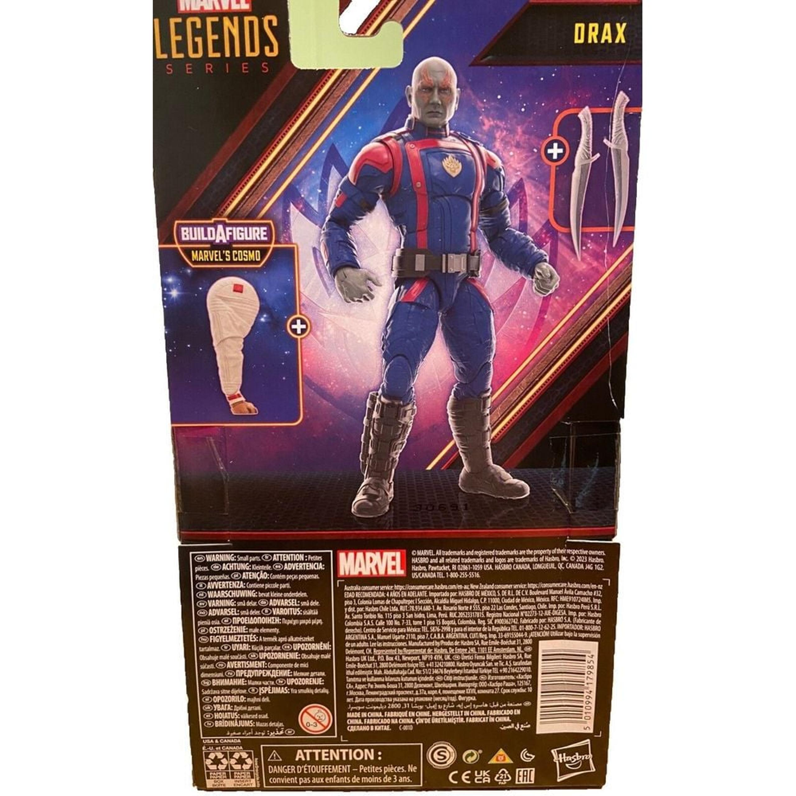 Marvel Legends Series Drax Guardians of the Galaxy Vol. 3 6-Inch Action Figures