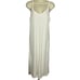 Andie Waffle Knit The Slip Dress White Bamboo Rayon Soft Casual Wardrobe L
