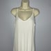 Andie Waffle Knit The Slip Dress White Bamboo Rayon Soft Casual Wardrobe L