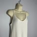 Andie Waffle Knit The Slip Dress White Bamboo Rayon Soft Casual Wardrobe L
