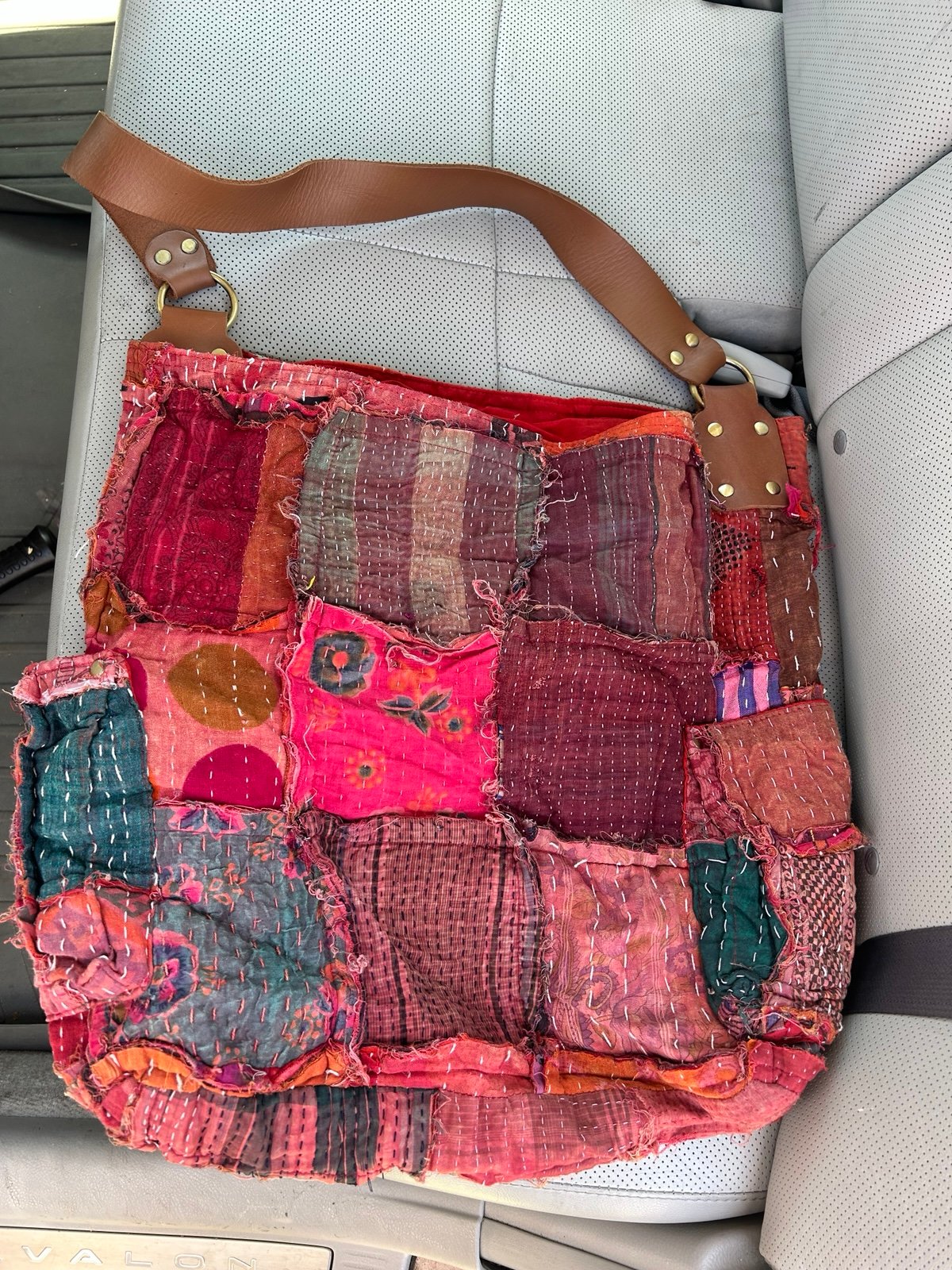 Free People Kaleidoscope Patchwork Boho Tote