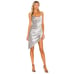 Amanda Uprichard Janet Dress - Silver - Small