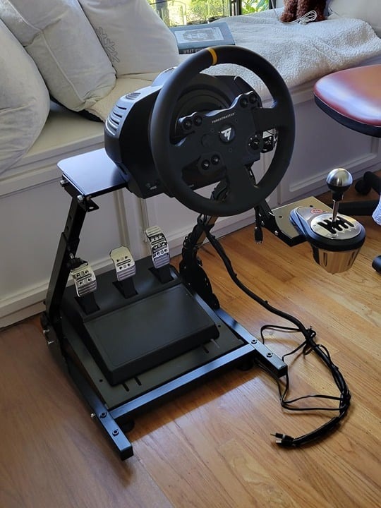 Racing Steering Wheel Stand Shifter Mount for Gaming
