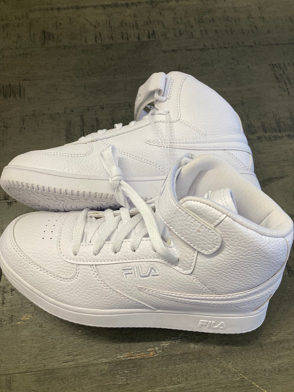 Fila white tall sneakers 7
