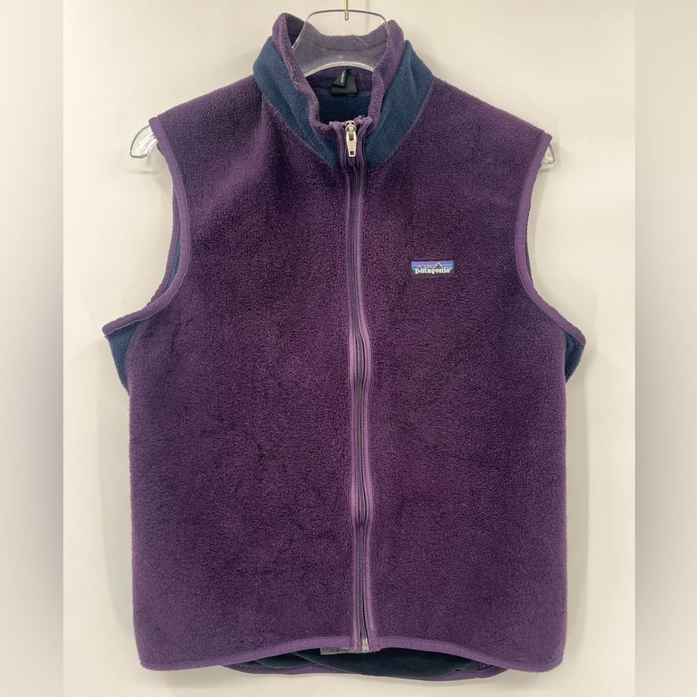Vintage Patagonia Zip Up Fleece Gilet Womens Size medium
