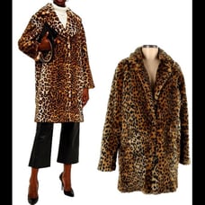 EFFORTLESSLY COOLLeopard Print Faux Fur Coat