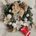 New exclusive Christmas Wreath Luxury Quality Gold White Champagne floral 26 in