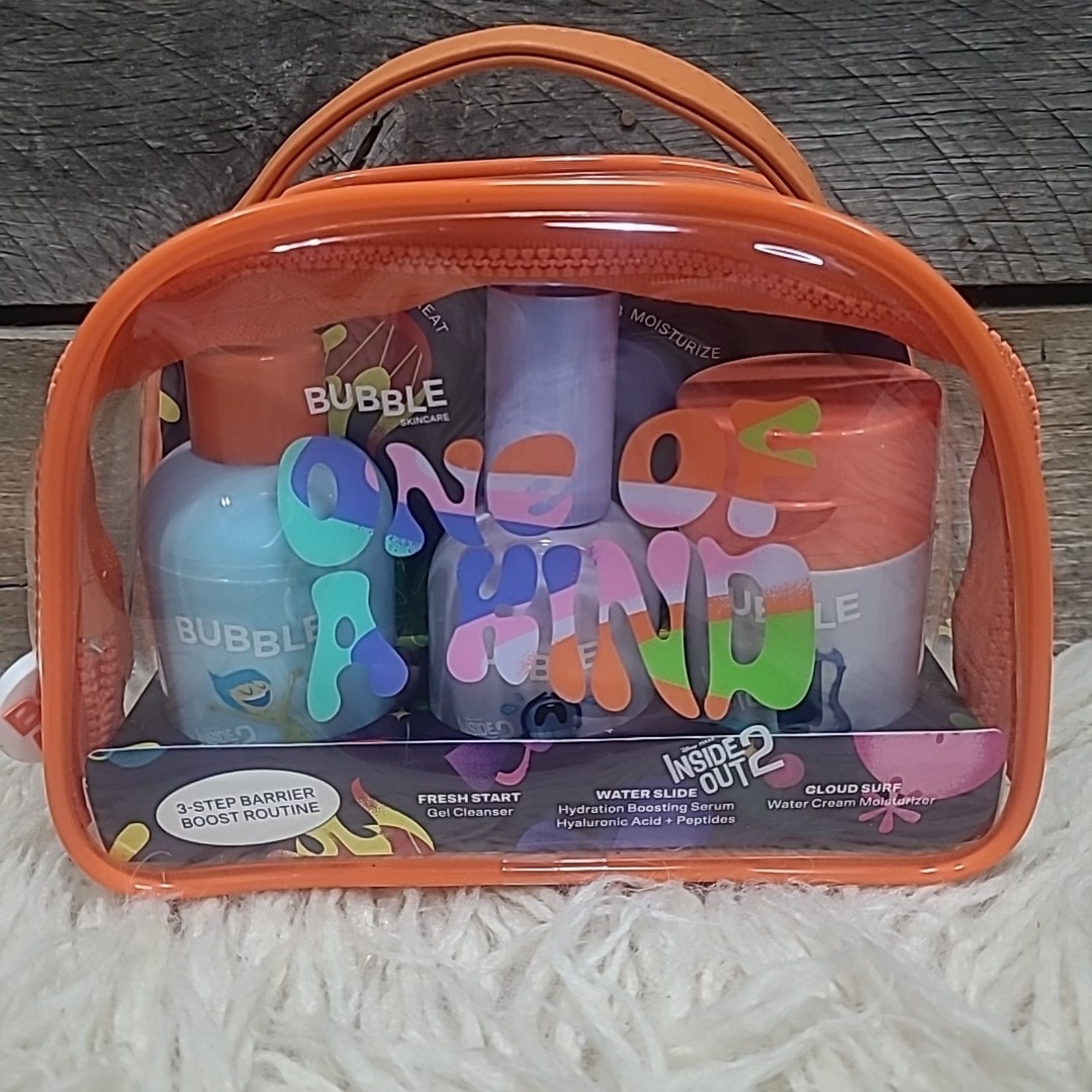 Inside Out 2: One of Kind 3-Step Barrier Boost Routine All Skin, Bubble Skincare