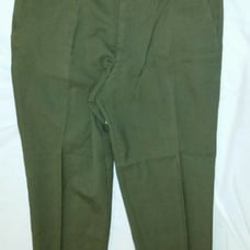 GREEN KOREAN WAR WOOL FIELD TROUSERS W31
