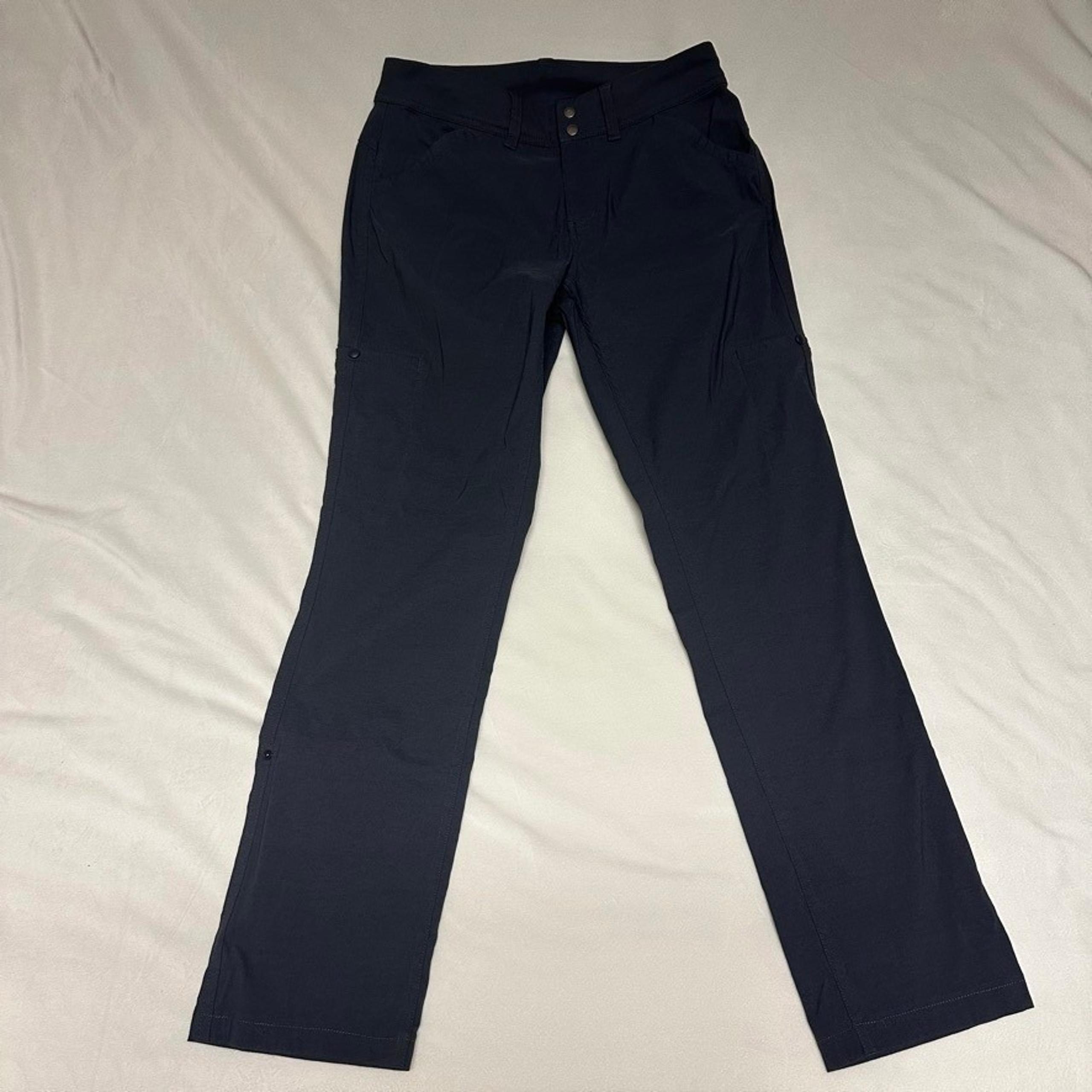 Exofficio Athletic Pants Hiking Travel Activewear Outdoor Casual Size 2 Black