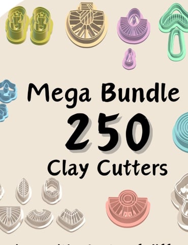 250 MEGA BUNDLE CLAY CUTTER FOR POLYMER CLAY 20560