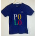 Polo Ralph Lauren Boys T-Shirt Block Letters XXL (11/12) Blue