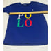 Polo Ralph Lauren Boys T-Shirt Block Letters XXL (11/12) Blue