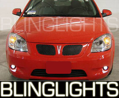 White LED Halo Fog Lamps driving light kit Pair For 2007-2010 Pontiac G5