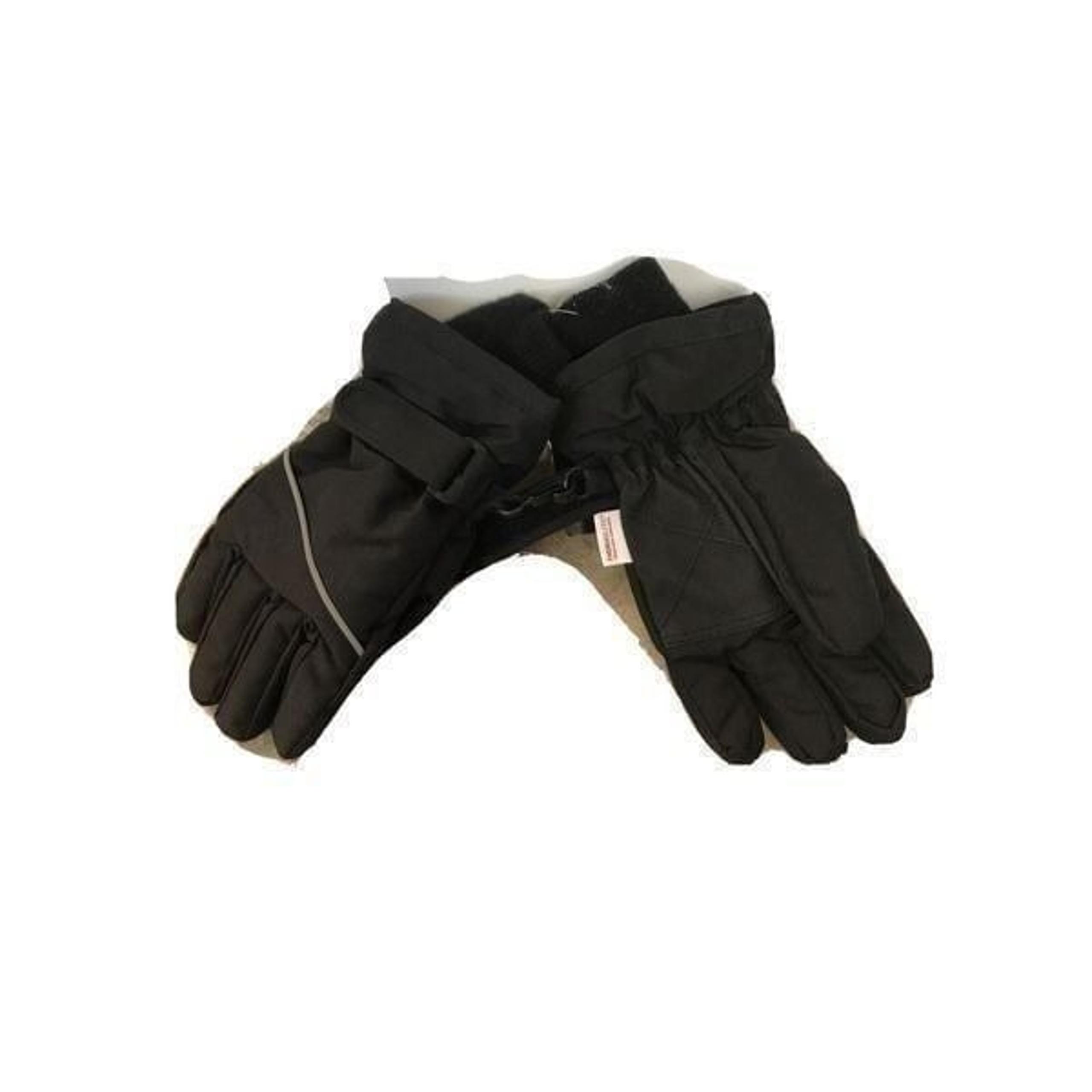 NEW The Childrens Place Ski Snow Gloves Black S Thermolite Insulated Lined Fleec