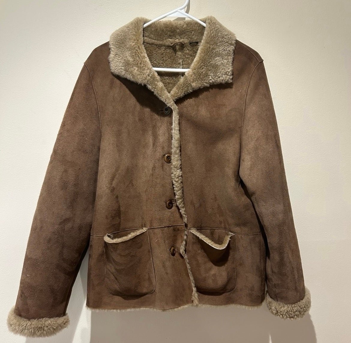 Territory Ahead Rare Classic Shearling Sheepskin Jacket M