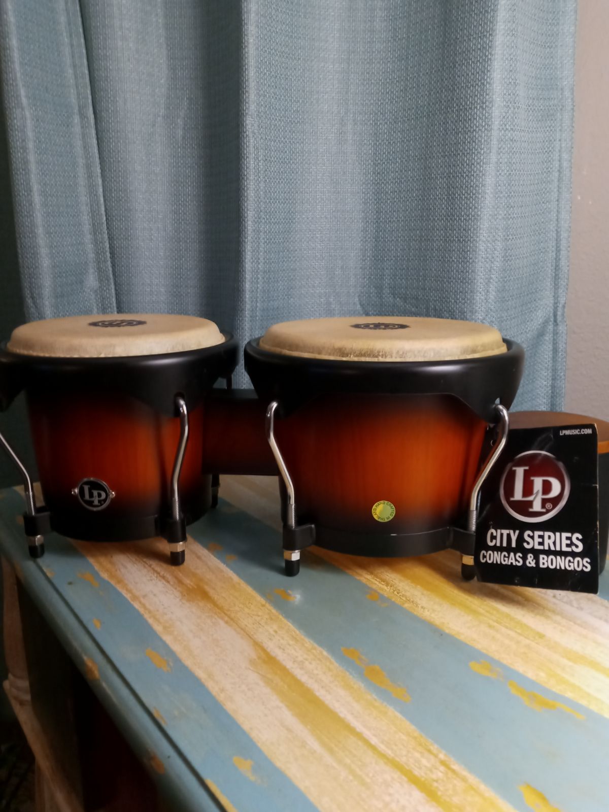 Vintage wood bongos