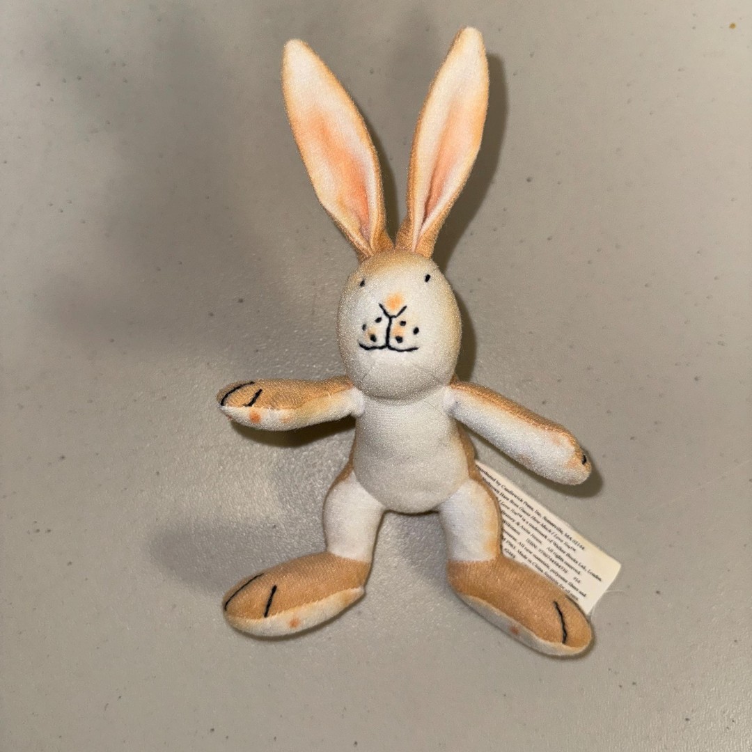 Vintage Little Nut Brown Hare Rabbit Bunny Guess Much Love Stuffed Animal Toy