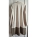 ZARA faux suede 2 block color open front duster cardigan w/pockets woman Sz M