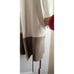 ZARA faux suede 2 block color open front duster cardigan w/pockets woman Sz M