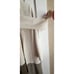 ZARA faux suede 2 block color open front duster cardigan w/pockets woman Sz M