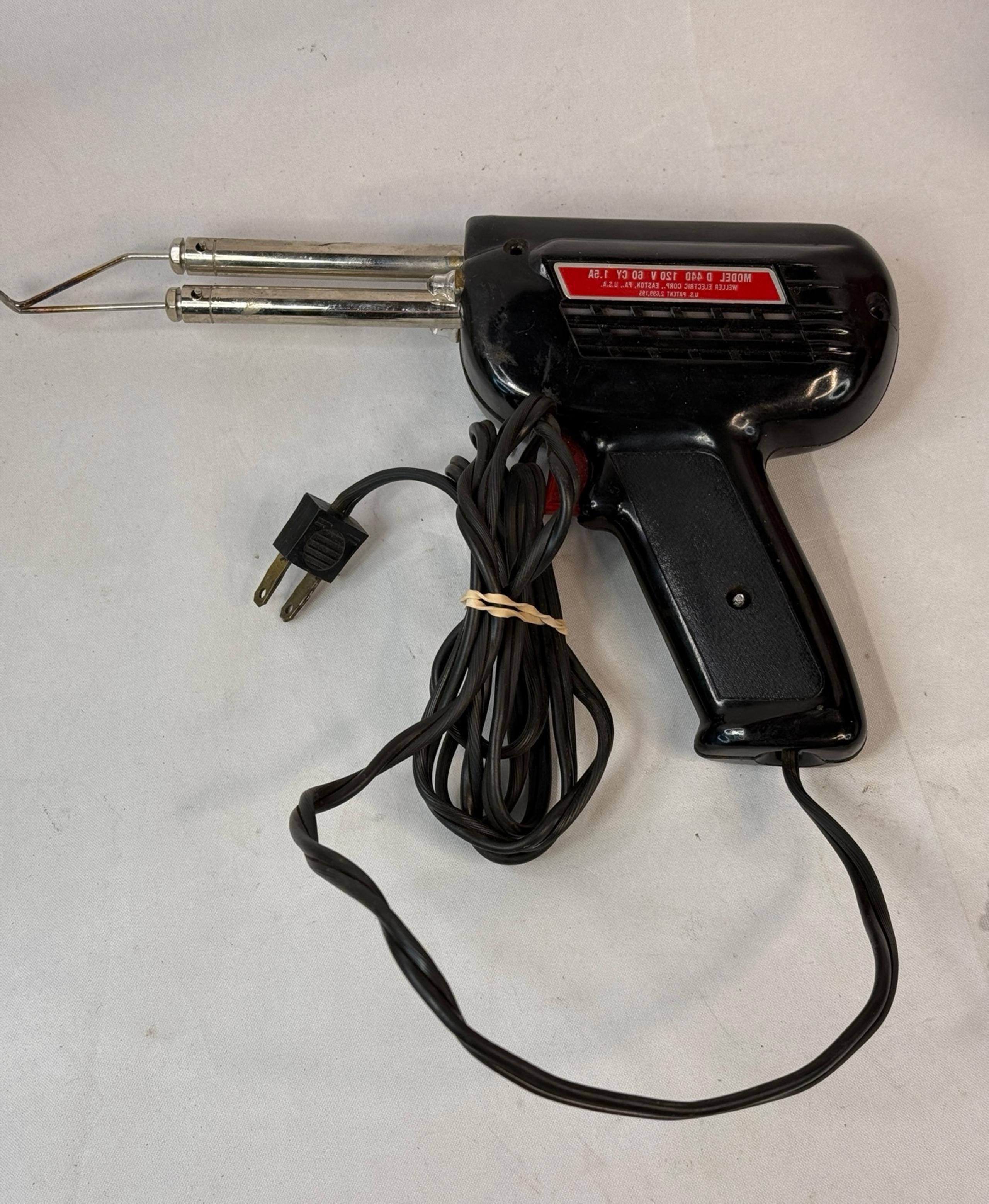Vintage WELLER Soldering Gun D-440 - 100/150 Watts 120 Volts TESTED