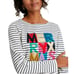 Joules Merry Christmas Harbour Top Size 10