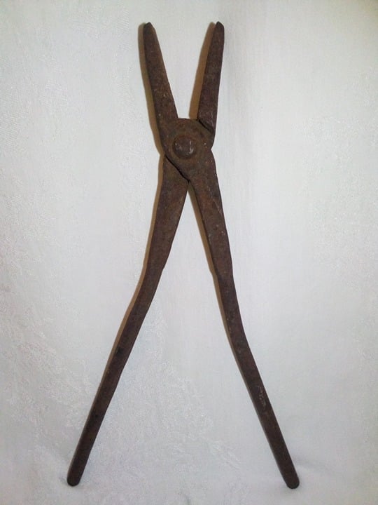 Antique Blacksmith Tongs