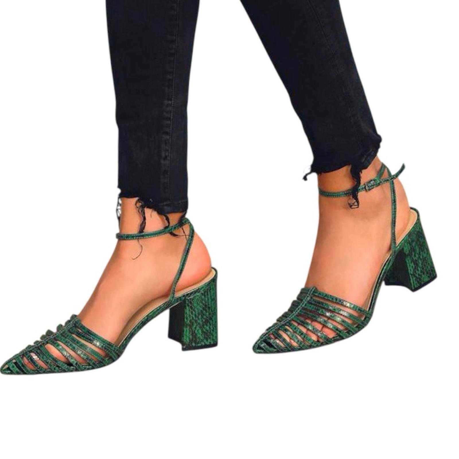 Melt the Lady Tie Wrap Mule Sandals