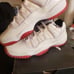 Air Jordan 11 Retro Low white and red