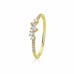 925 Silver Pendant Simulated Diamond Lovely Double Heart Pendant US925P1142