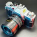 Canon AV-1 35mm film camera body with 35-70mm f/3.5-4.5 zoom lens, tested, works