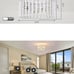 Beaded Light fixture with remote