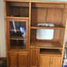 Solid oak entertainment center very very