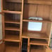 Solid oak entertainment center very very