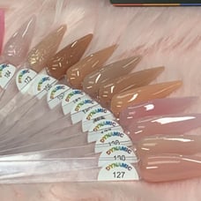 11 Nude Acrylics, and also a clear acrylic and milky white acrylic! 13 Total!