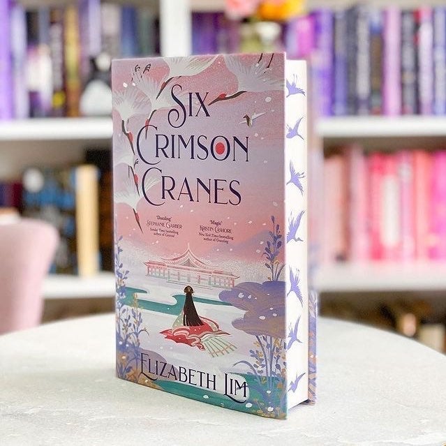 Fairyloot Exclusive Signed First Edition of Six Crimson Cranes by Elizabeth Lim