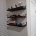 Rustic Wood Floating Shelves for Wall Decor Farmhouse Wooden Wall Shelf Set of 4