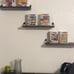 Rustic Wood Floating Shelves for Wall Decor Farmhouse Wooden Wall Shelf Set of 4