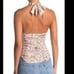 FREE PEOPLE | Madagascar Printed Halter Top Cream Boho Floral Women’s Size M
