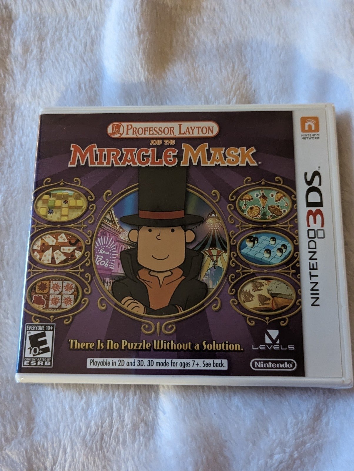 Professor Layton and The Miracle Mask for Nintendo 3DS - NEW - SEALED