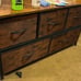 Organizer Storage 5 Chest of Drawers with Fabric Bins