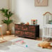 Organizer Storage 5 Chest of Drawers with Fabric Bins