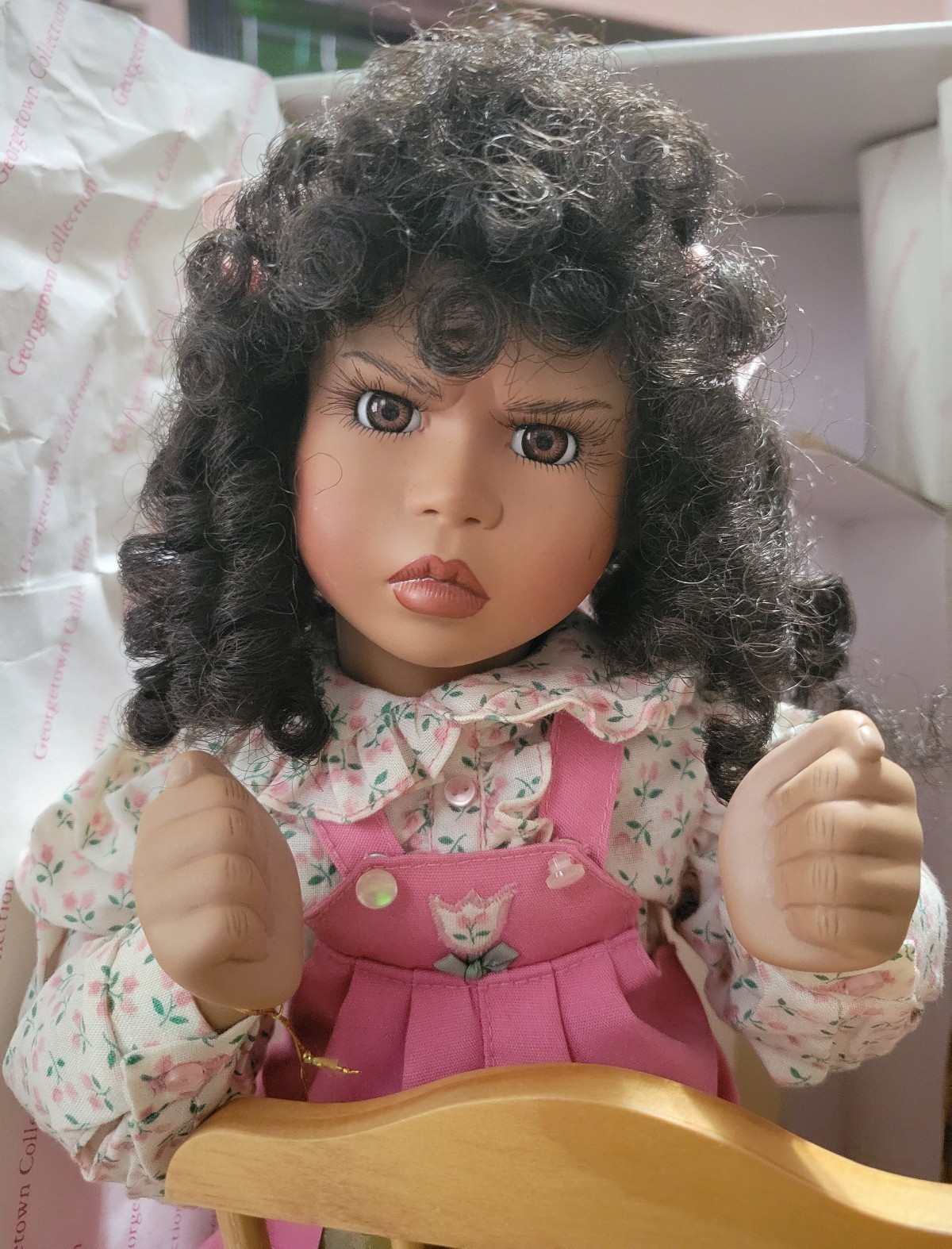 Ce Ce's Time Out porcelain doll, Georgetown Collection