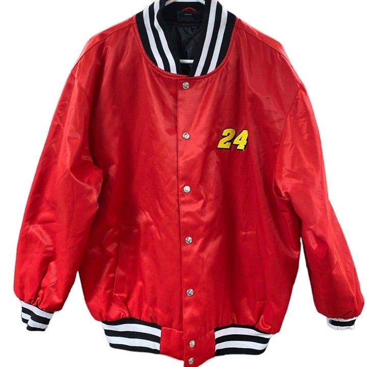 Vintage Jeff Gordon Satin Bomber Jacket