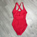 ANDIE Red The Tulum Crisscross Strap One Piece Swimsuit Women’s Size Large