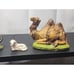 Vintage 1950's COMPOSITION NATIVITY FIGURINE set / 17 Figures 5 Italy WOOLWORTH