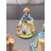 Vintage 1950's COMPOSITION NATIVITY FIGURINE set / 17 Figures 5 Italy WOOLWORTH