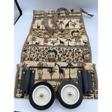 RARE Betty Boop Safari Roller Luggage Bag Africa Giraffe Vintage
