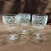 Vintage Grapevine Thumbprint Goblets - 3